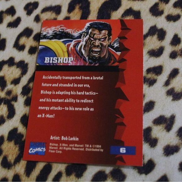 Bishop #6 Marvel Card - Picture 2 of 2